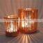 Black Glass Candle Jar with Wooden Lid