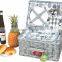 wholesale handmade insulated fast food picnic basket wicker