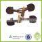 Brown horn coat fasterner leather horn toggle button with pu leather