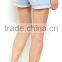 Light Blue High Waisted Turn Up Denim Shorts