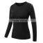Long sleeve design your own running t shirt / t-shirts wholesale