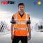 high visibility polyester work wear vest wholesale