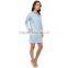 wholesale Long Sleeved denim dress patterns