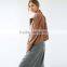 plain girls jacket loose style fashion design with zipper