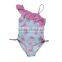Red Baby Girl Swimwear One Piece With Hello Kitty Printing