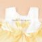 R&H summer sleeveless cotton lining designer one piece party dress baby dress cutting