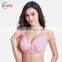 HSZ-023 Breathable Comfortable 2017 New Design Of Cotton Nursing Bras Pictures Prevent Sagging Sexy Hot Women Bra Name Brand