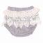 Bloomer Around Ruffle Lace Mini Newborn Girls Trouser Organic Cotton Bloomers