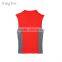 mens custom breathable dri-fit polyester fitness gym singlet