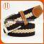 China mens thicken braided elastic stretch casual belts