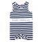 2017 Strip Design Cotton Seersucker Knit Baby Pom Pom Romper Children Kids Romper