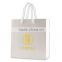 Gloss Laminated Eurotote Shopping Bag - features cardboard bottom, dimensions are 6" x 3.5" x 6.5" and comes with your logo.