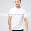 Comfortable slim fit high quality o neck short sleeve white t-shirt for men