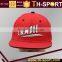 Custom 3d embroidered wholesale snapback cap