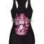 Girls Printed Sleeveless T Shirt Singlet Tank Tops