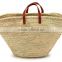 Traditional French Style Market Shopping Basket Natural