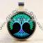 XP-TGN-LT-146 Factory Price Diy Image Glass Life Pendant Family Tree Cabochon Necklace For Gift Women Men Child