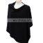 2016-2017 Fashion Design Wholesale Knitted Women Pure Wool Cashmere Poncho