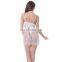 No MOQ Hot Sexy Langeries Transparent Nude Babydoll