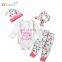 Elinfant Newborn Girls Clothes Baby Romper Outfit Pants Set Long Sleeve Winter Clothing