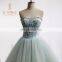 Strapless Sexy Corset Ball Gown Mint Green Prom Dresses Long Princess Off the Shoulder 2016