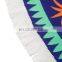 2017China wholesale plain beautiful round beach towel