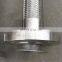 Stainless steel flexible braided metal hose for pump connector with flange ends