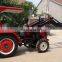 35hp 4wd small tractor with front loader and backhoe