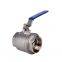 Stainless Steel Ball Valve Seat Nbr / Hypalon Os And Y Valve Medium Oils & Alkalis