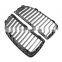 1 Pair Gloss black Single Slat Line Front Grille Kidney grill for BMW 3 Series E90 E91 2005 2006 2007