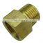 5pcs a lot Brass copper plumbing metal fitting 1/2 3/4 1 inch G thread union male and female connector water joints