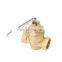 Piston type pressure relief valve cooper air relief valve for solar water heaters