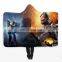 Hot Sale High Quality Magic Cloak Hooded Cloak Soft Blanket Wearing A Hat Thick Double-layered Plush