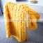 Top supplier knit blankets custom logo Hand Knitted Weighted Blanket High Quality Custom For Baby Adults