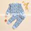 2020 kids babys leopard print set