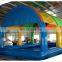 Clear PVC Giant air mouse indoor theme park playground equipment,portable bubble animal theme huge fun park sale