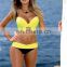 2019 Summer Sexy Sexy color matching candy color split Beach Wear Swim Backless Swimsuits for beauty
