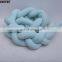 100%polyester tube hollowfiber filled machine washable super giant Impact protect chunky knot cushion stress ball pillow blanket