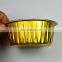 round coated colored takeaway eco-friendly cake foil cup muffin foil container