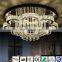 New style flower romantic luxury crystal led chandelier lighting for home lamps