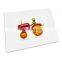 art custom fruit toughened tempered glass cutting board