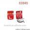 Fashion diy bracelets use colored glass snowflake beads EC041(DIY)