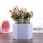 Nordic modern minimalist geometric personality cement pot creative light luxury ceramic flower pot