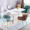 Restaurant Chair Wholesale Pink Nordic Luxury Gold Metal Modern Cheap Velvet Sofa Dining Rooms Hotel Furniture Restaurant Chairs