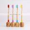 custom  carbon bamboo tooth brush holder