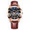 CHENXI 903 Luxury Fashion Quartz Wristwatches Men Sport Chronograph Leather Strap Business Waterproof Quartz Wristwatch