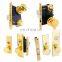 Euro Mortise Keyed Knob Antique mortice door Lock Sets brass vintage mortice door lock
