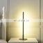 Home Decor Modern Luxury Bedside Acrylic Shade Metal Table Lamps Reading Lamps for Bedroom