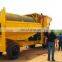 Mobile small gold sieving washing equipment trommel screen for gold washing