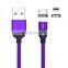 Wholesale 3PIN 1M 2M  Fast Charging Micro Type C Data Magnetic 3 In 1 Usb Charging Cable Data cable